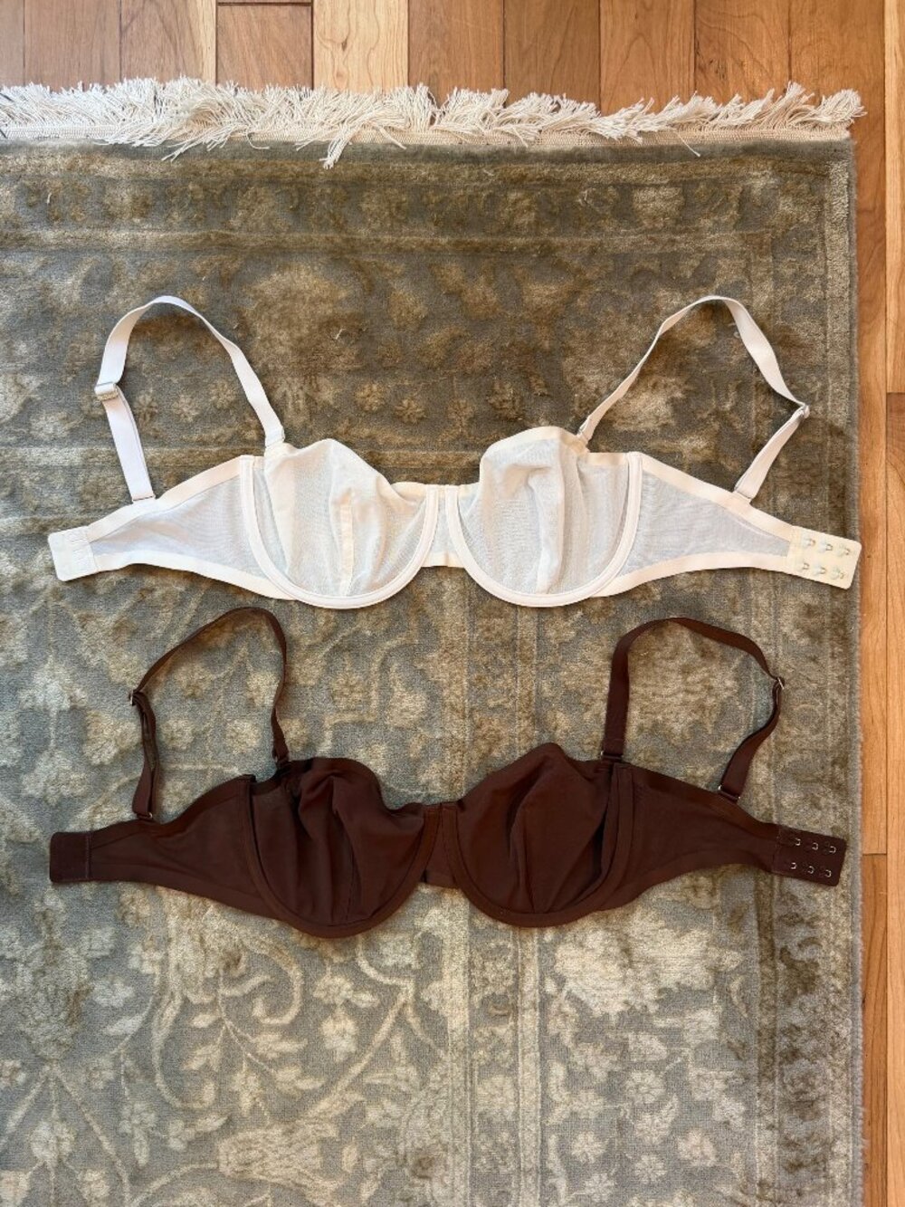 Two 30G CUUP Balconette mesh bras